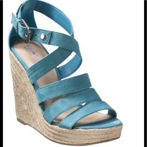 Teal Mossimo Wedges